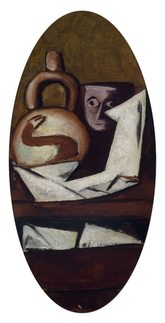Still Life (with Mexican Figure) by Max Beckmann