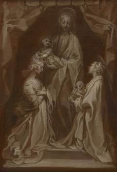 Study for the Virgin and Child with Saints Cecilia and Agne by Francesco Vanni