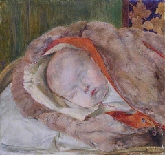Study of a Dead Child, the Artist’s Son by William Lindsay Windus