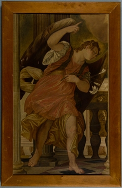 Study, Reduced to One-Quarter Size, of the Angel in Veronese's Annunciation, in the Uffizi Gallery at Florence by Charles Herbert Moore
