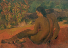 Tahitian girl by Paul Gauguin