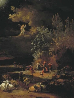 The Annunciation of the Angel to the Shepherds by Adam Colonia
