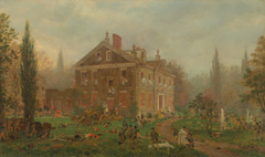The Attack on Chew's House during the Battle of Germantown, 1777