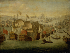The Battle of Malaga, 13 August 1704 by Isaac Sailmaker