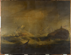 The Battle of Trafalgar: III. The Storm after the Battle by William John Huggins