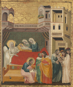 The Birth, Naming, and Circumcision of Saint John the Baptist by Giovanni Baronzio