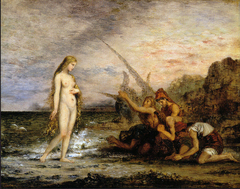 The Birth of Venus (Venus Appearing to the Fishermen) by Gustave Moreau