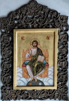 The Christ in Throne by GIITSIDIS EFSTATHIOS