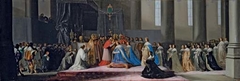 The Coronation of Marie de Medici on 13th May 1610, at St. Denis