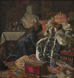 The Death of Queen Sophie Amalie by Kristian Zahrtmann