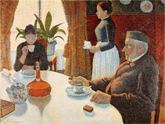 The Dining Room, Opus 152 by Paul Signac