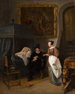 The Doctor's Visit by Jan Havicksz. Steen