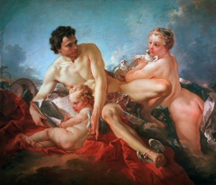 The Education of Cupid by François Boucher