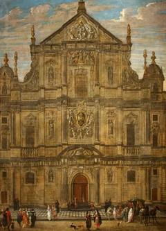 The Façade of the Jesuit Church, Antwerp