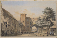 The Gate At Reading by Paul Sandby