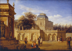 The Grounds of a Baroque Palace by Jan van der Heyden