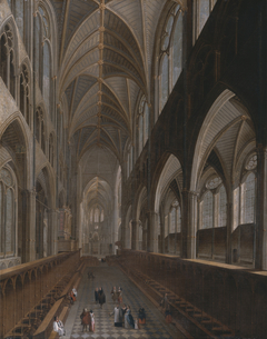 The Interior of Westminster Abbey by Anonymous