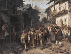 The Last Contingent by Franz Defregger