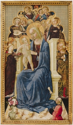 The Madonna Enthroned, from a triptych