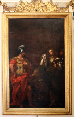 The meeting of Aeneas and Ascanius with Andromache and Elenus in Butroro