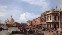 The Molo: Looking West by Canaletto