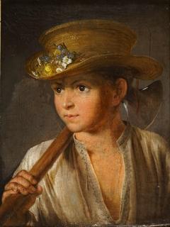 The Peasant Boy with a Hatchet by Vasily Andreevich Tropinin