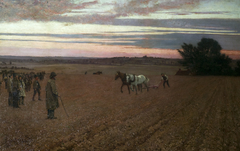 The Ploughing Match by George Francis Carline