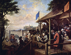 The Polling by William Hogarth