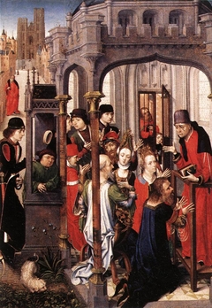 The Preaching of St Géry by Master of the View of Saint Gudula