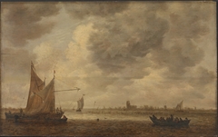 The River Oude Maas near Dordrecht by Jan van Goyen