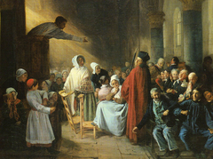 The Sermon by François-Auguste Biard