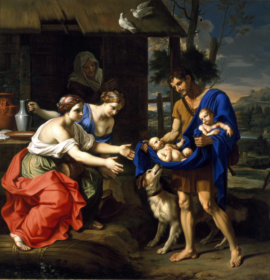 The Shepherd Faustulus Bringing Romulus and Remus to His Wife