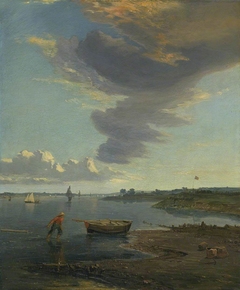 The Thames below Woolwich, 1843 by James Holland