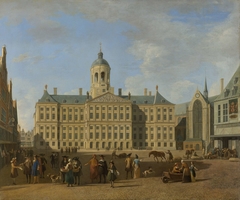 The Town Hall on the Dam, Amsterdam by Gerrit Adriaensz. Berckheyde