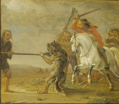 The Wolf Hunt by Paulus Potter