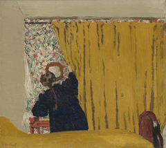 The Yellow Curtain by Édouard Vuillard