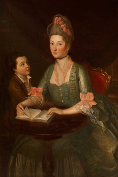 Theodosia Hawkins-Magill, Countess of Clanwilliam (1743 - 1817) with her Son, Richard, Lord Gilford, later 2nd Earl of Clanwilliam (1766 -1805) by Anonymous