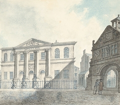 Town Hall Shrewsbury and the Old Market House by John Ingleby
