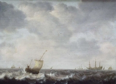 Turbulent Sea by Pieter Mulier the Elder