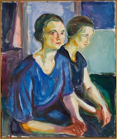 Two Women, Seated by Edvard Munch