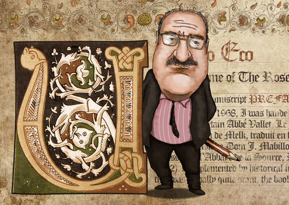 Umberto Eco -caricature