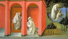 Saint Benedict Orders Saint Maurus to the Rescue of Saint Placidus by Filippo Lippi