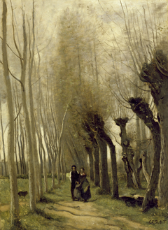 The Willows of Marissel by Jean-Baptiste-Camille Corot