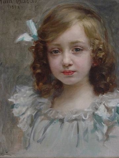 Portrait de jeune fille by Paul Émile Chabas