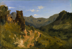 Valley in the Auvergne Mountains by Théodore Rousseau