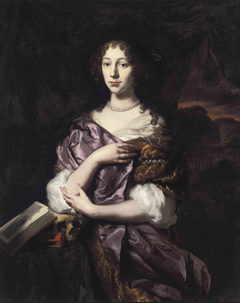 Vanitas portrait of a lady