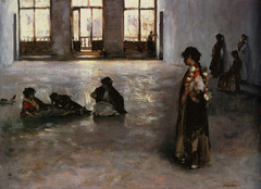 Venetian women in the Palazzo Rezzonico by John Singer Sargent