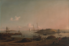 View of Gloucester Harbor by Fitz Henry Lane