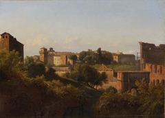 View of the Colosseum and the Arch of Constantine from the Palatine by Jean-Charles-Joseph Rémond