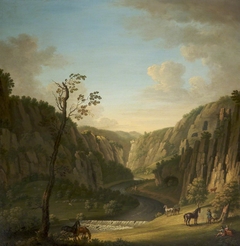 View of the Peak: Reynard’s Cave and Kitchen, in Dovedale by John Harris